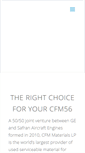 Mobile Screenshot of cfmmaterials.com